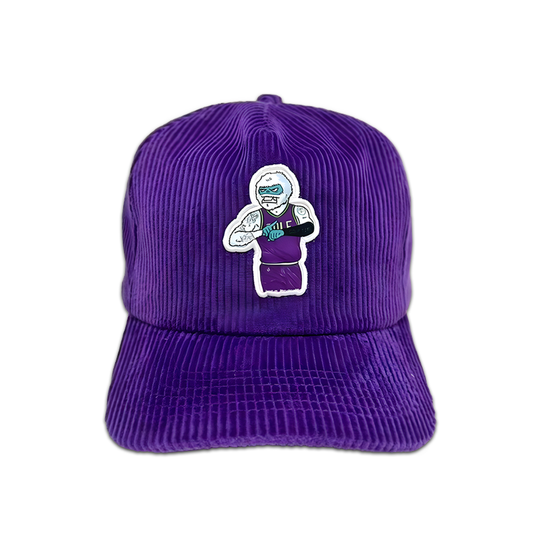 Golf Time Purple Corduroy Hat